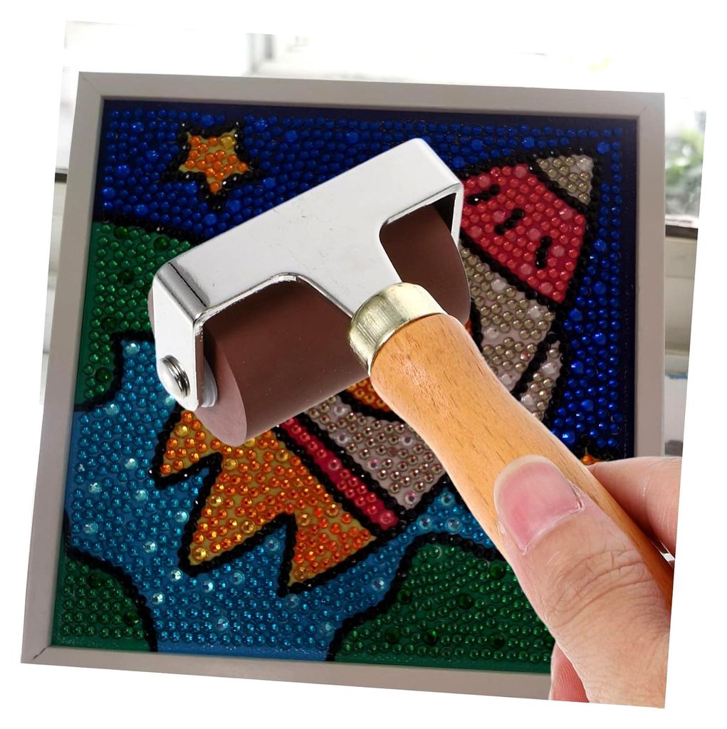 Farbrolle Gummiwalze 5cm Druckwalze Bastelwalze Vielseitiges Druckwerkzeug für Kunsthandwerk und Malerei
