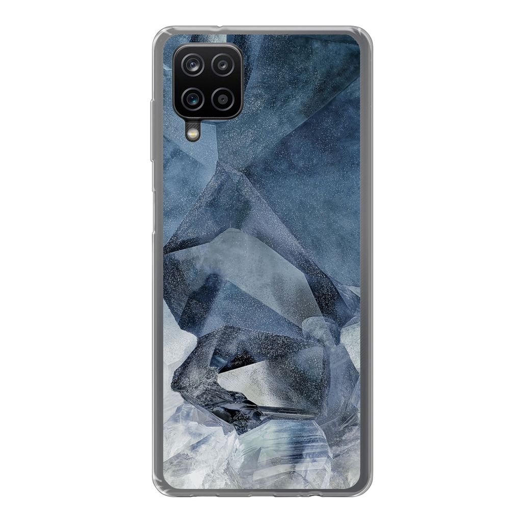 MuchoWow Handyhülle Schutzhülle Hülle für Samsung Galaxy A12 Edelstein - Natursteine - Mineralien Silikon Softcase Handy Hülle - Bild