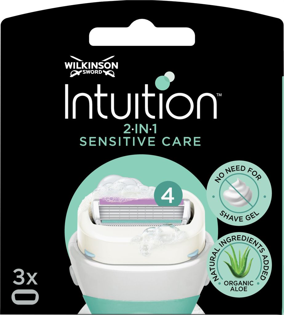 Wilkinson Intuition Sensitive Care Rasierklingen, 3er Pack