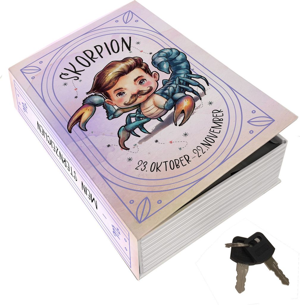 Mein Sternzeichen Booksafe L - Skorpion