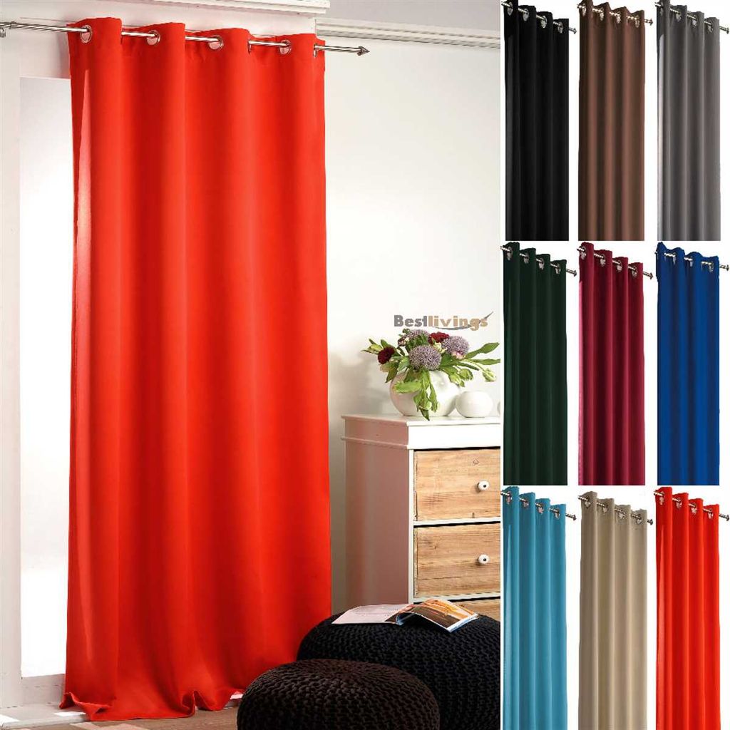 Tenda Oscurante A Occhielli 135x175 Opaca Blackout - Foto 12