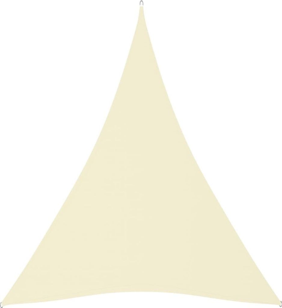 IbizSail Garten-Sonnensegel, wasserdicht, 4 x 4 x 4 m, cremefarben