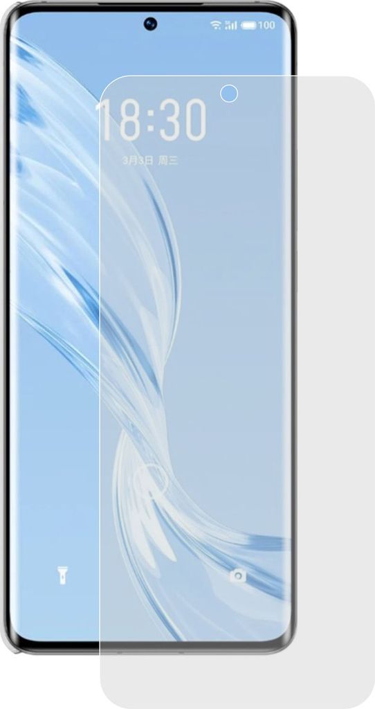 Meizu 18s Pro - 2x kristallklare Schutzfolien Antibakteriell