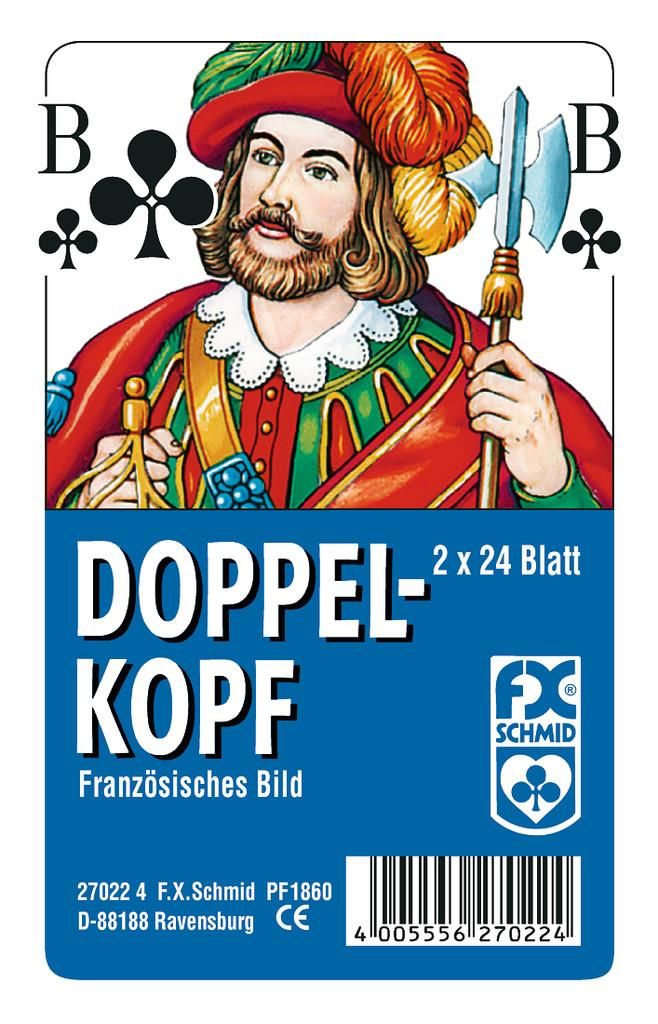 2 x 24 Blatt Ravensburger Spielkarten Doppelkopf Produktbild 