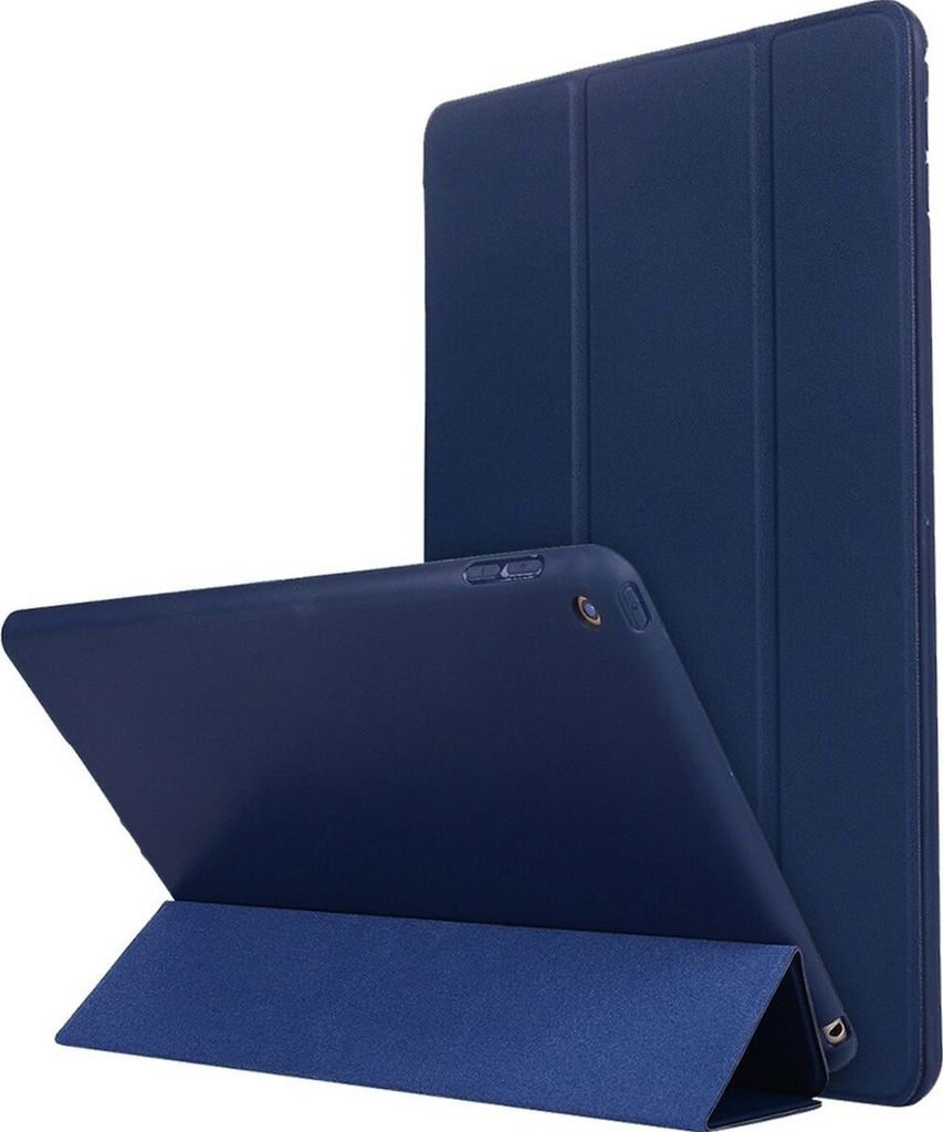 Mobigear Tri-Fold Gel iPad 9 (2021) Hülle TPU,Kunstleder Klapphülle - Blau