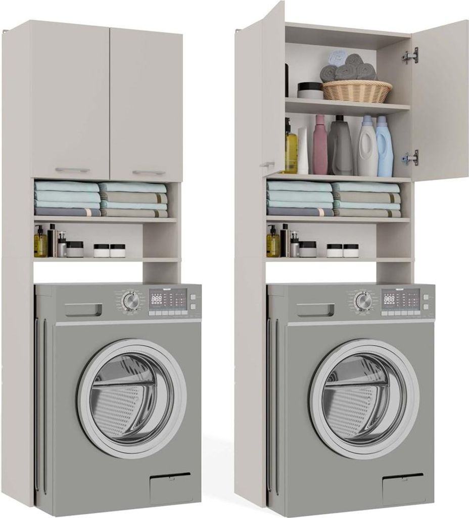 Mobile per lavabo POLA DK KASZMIR BEIGE Scaffale 180X64X30 Immagine del prodotto 