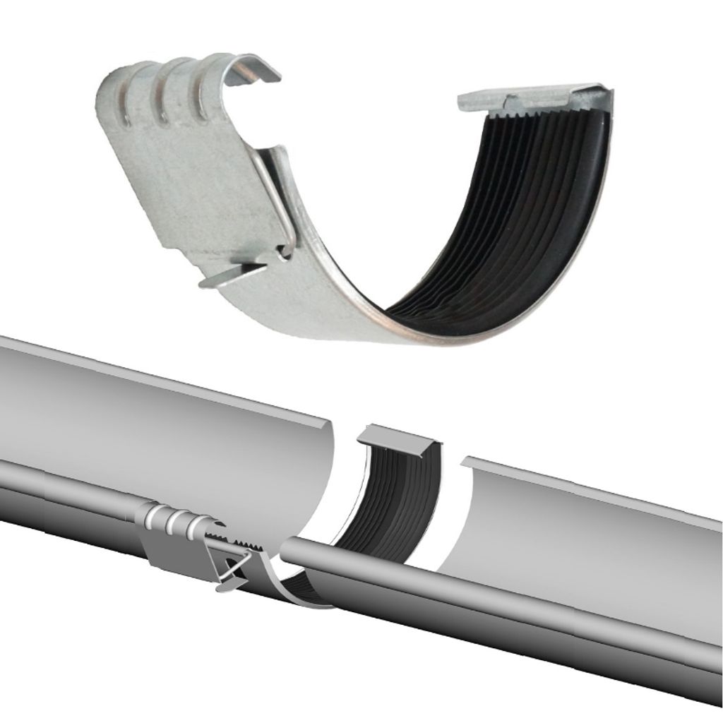 Dachrinnenverbinder verzinkt 8tlg./250 Produktbild 