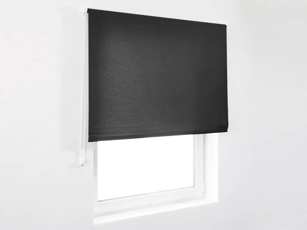 Store noir 80x230 cm pour protéger l'intimité et tamiser la lumière jour