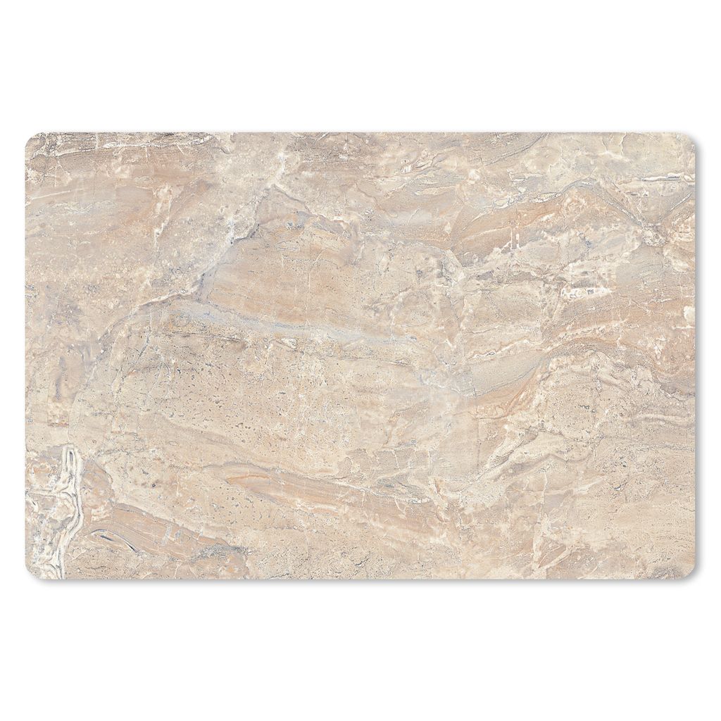 MuchoWow® Mauspad Mousepad Marmor - Kalk - Sand - Textur Produktbild 