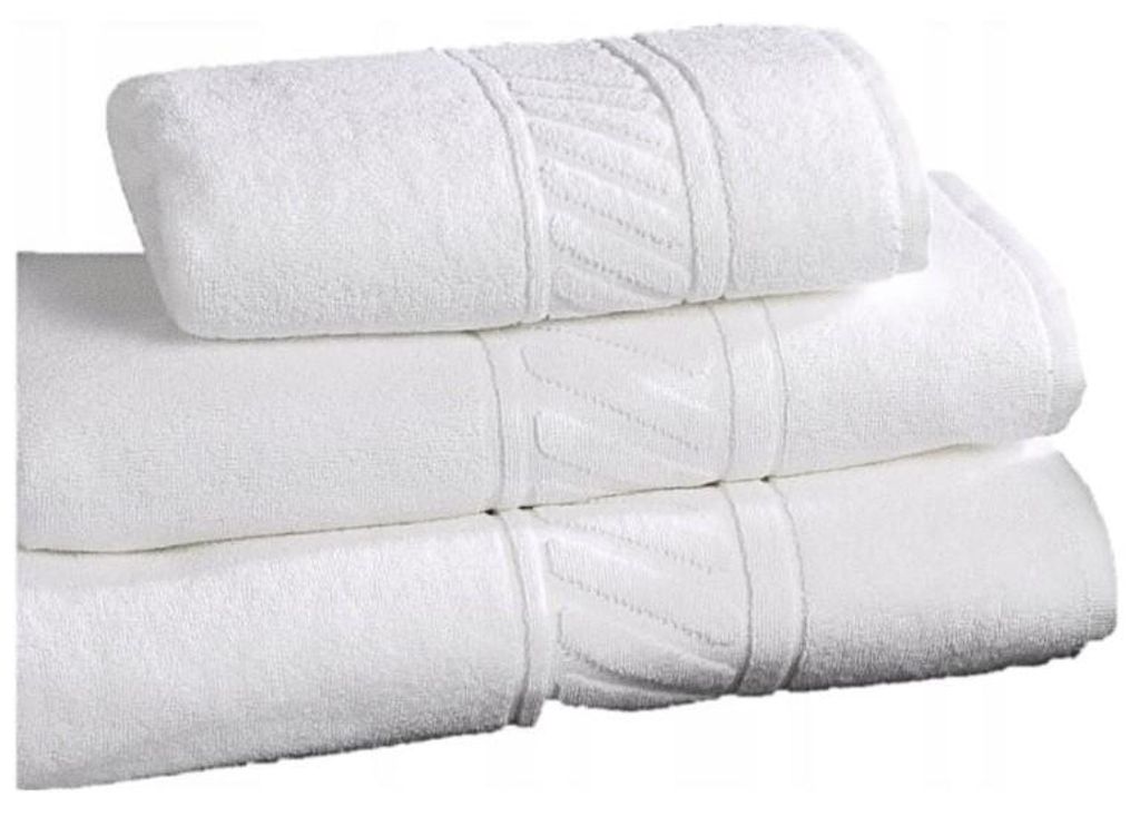 Handtuch - Badetuch - 50x100cm - 500 Gsm - Weißes Handtuch Produktbild 