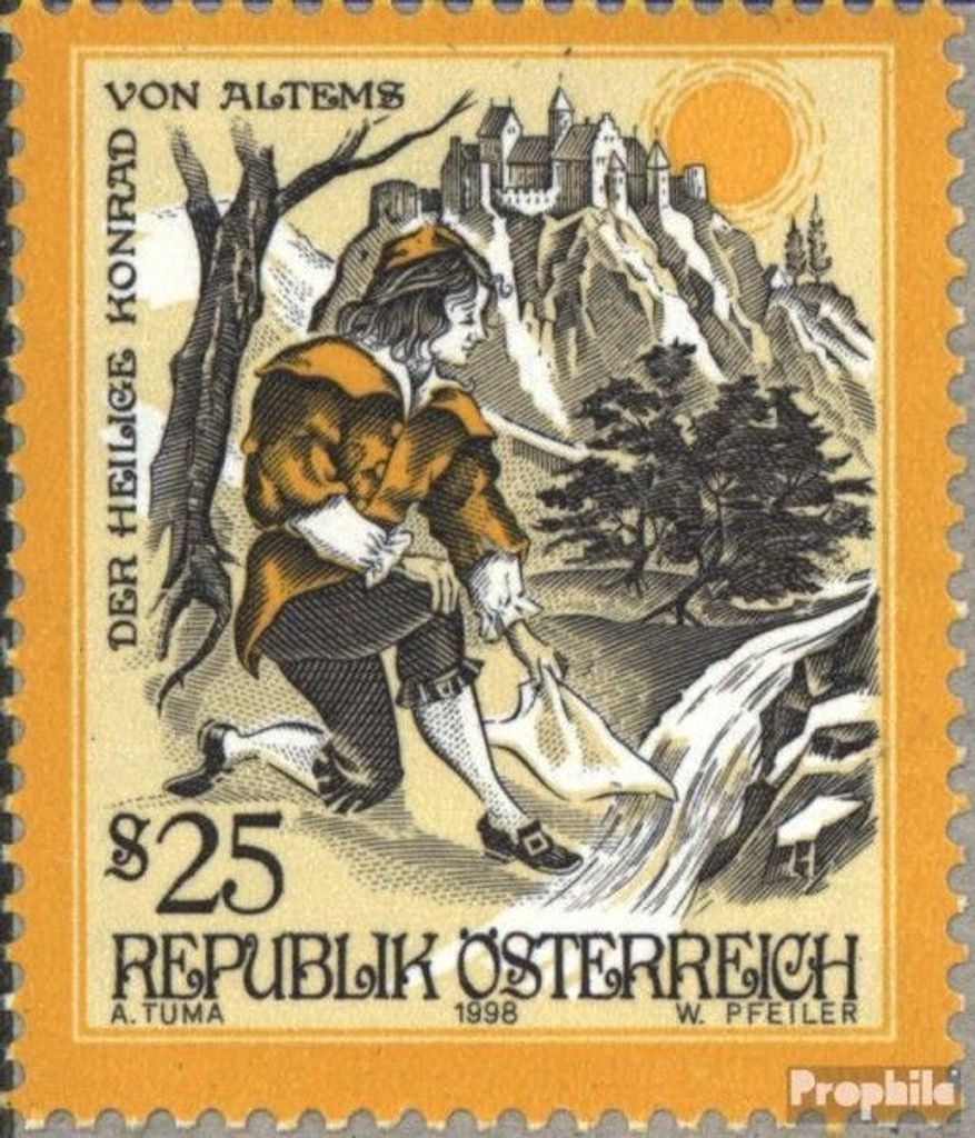 Briefmarken Österreich 1998 Mi 2257 (kompl.Ausg.) postfrisch Freimarke