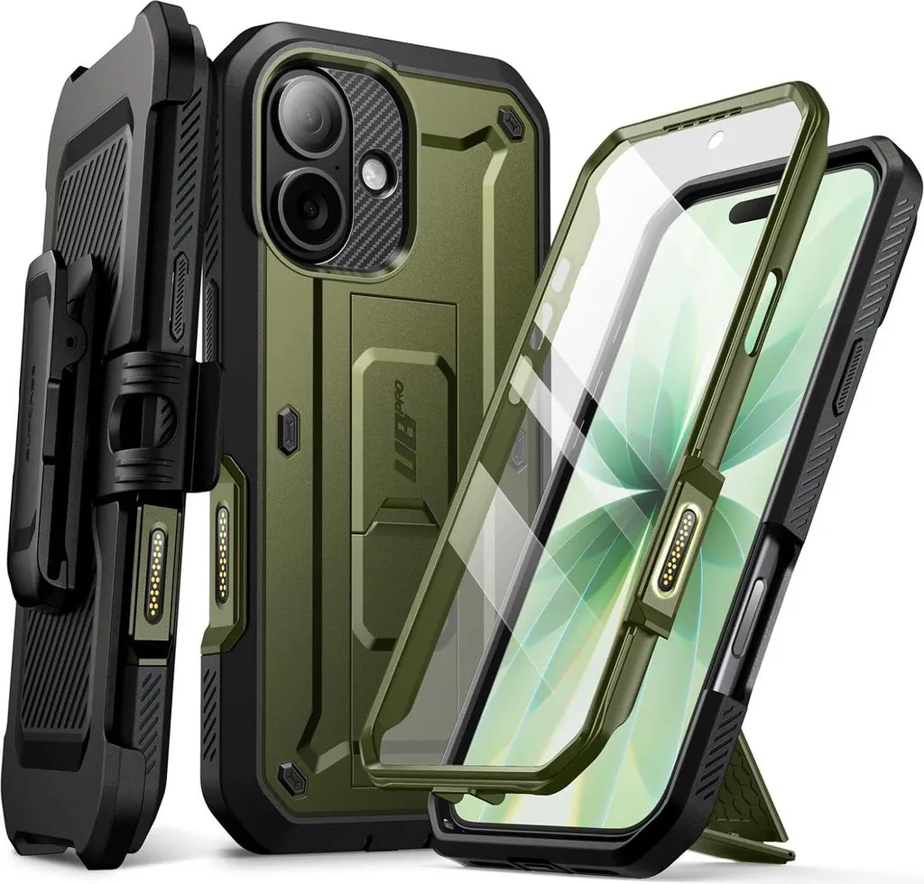 Supcase UB Pro iPhone 17 Verde Guldan - Custodia Antiurto Top