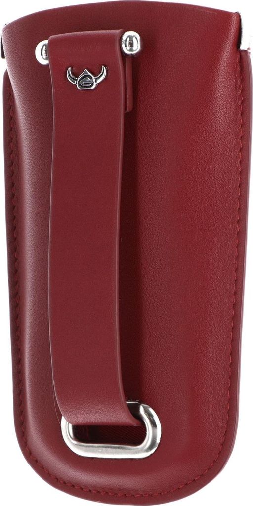 Golden Head Leder Schlüsselmäppchen Polo Schlüsseletui 5011 Rot dunkelrot