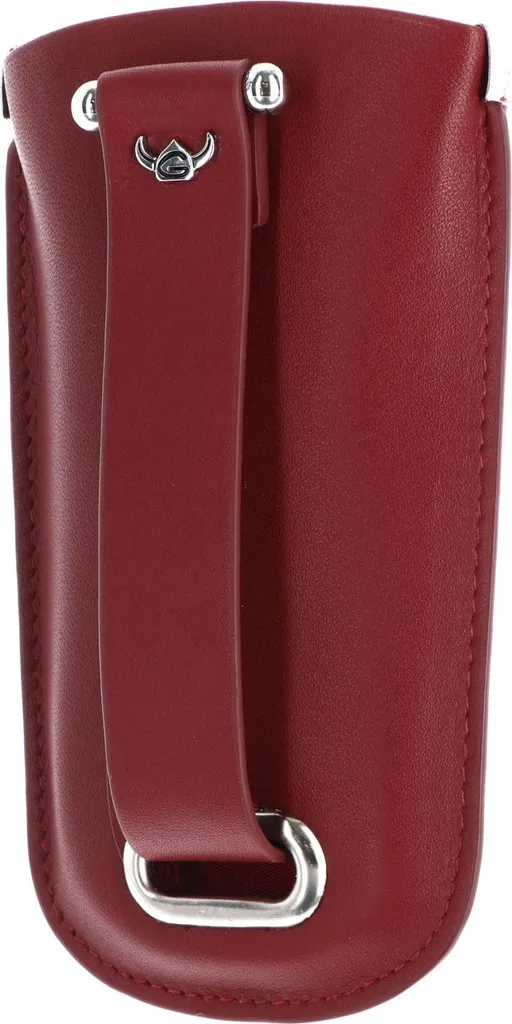 Golden Head Pelle caso chiave Polo Schlüsseletui 5011 Rot rosso scuro