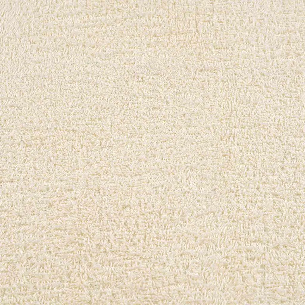 Lot de 10 serviettes crème FROGN - Fini le linge dépareillé 50x100 cm