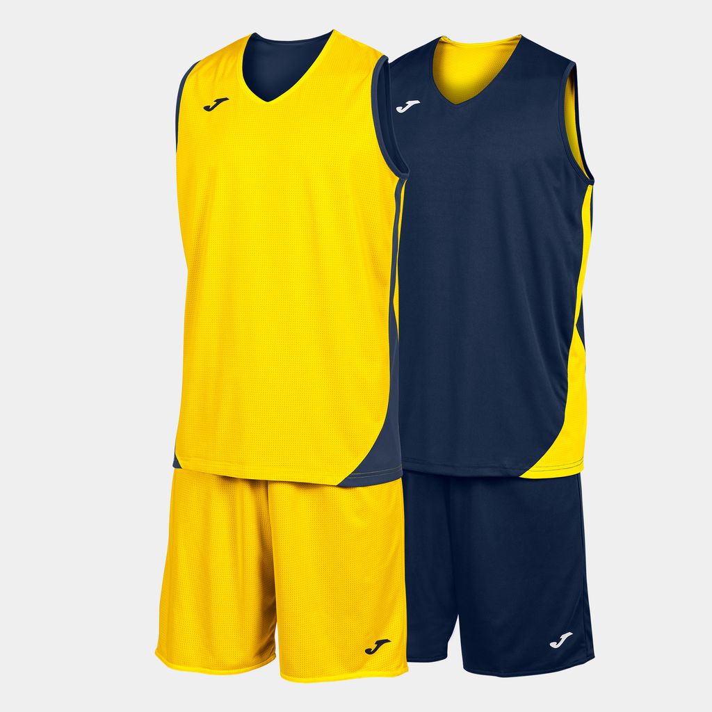 Joma Kansas Set, Marineblau-Gelb, S