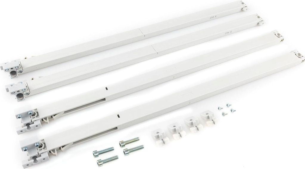 Hawa Combino 50 H MS/FS Dämpfeinzug 30-50kg, Türdämpfer 4 Stück Kunststoff