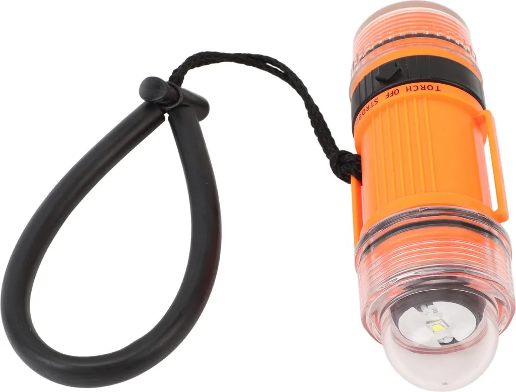 Lampe Torche de Signalisation Plongée à LED Orange - Étanche - 4