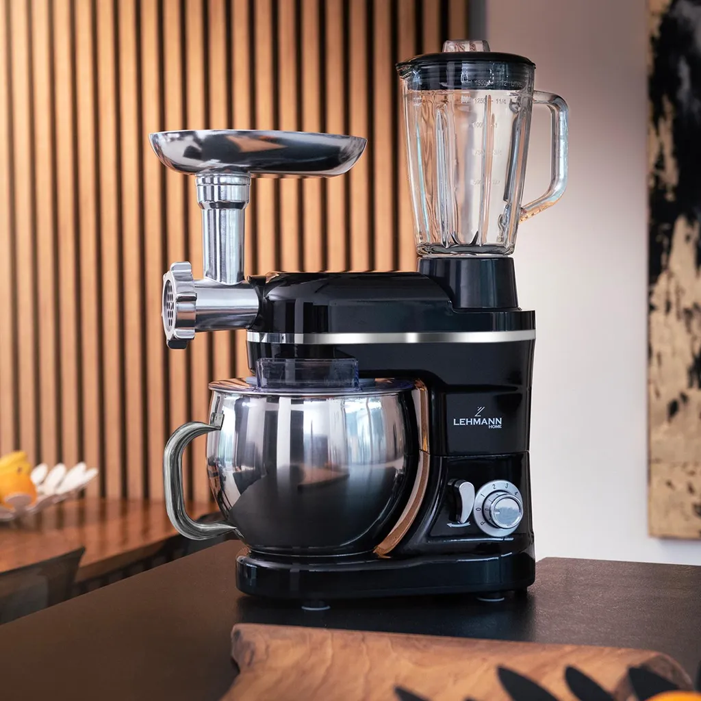 Robot Pâtissier pour Pains et Gâteaux Lehmann, Kit Complet 5L et Blender