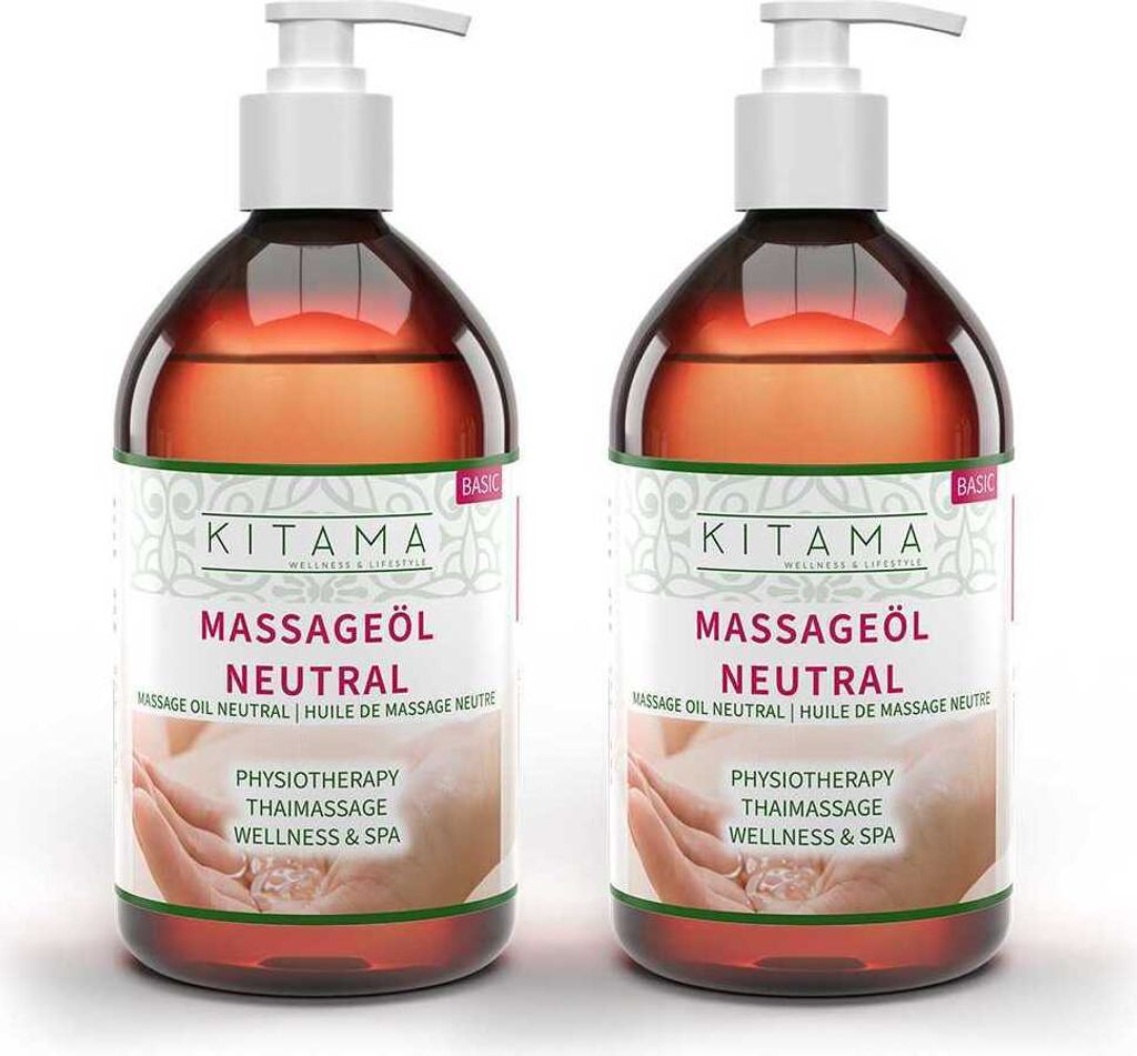Kitama Massageöl Neutral (ohne Duft) 1-Liter für Produktbild 