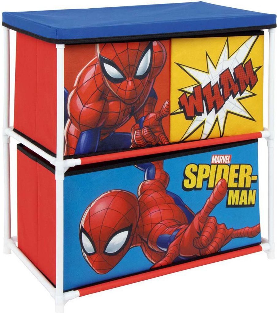 Marvel Spiderman - Ablagefach mit 3 Schubladen - 53 x 30 x Produktbild 