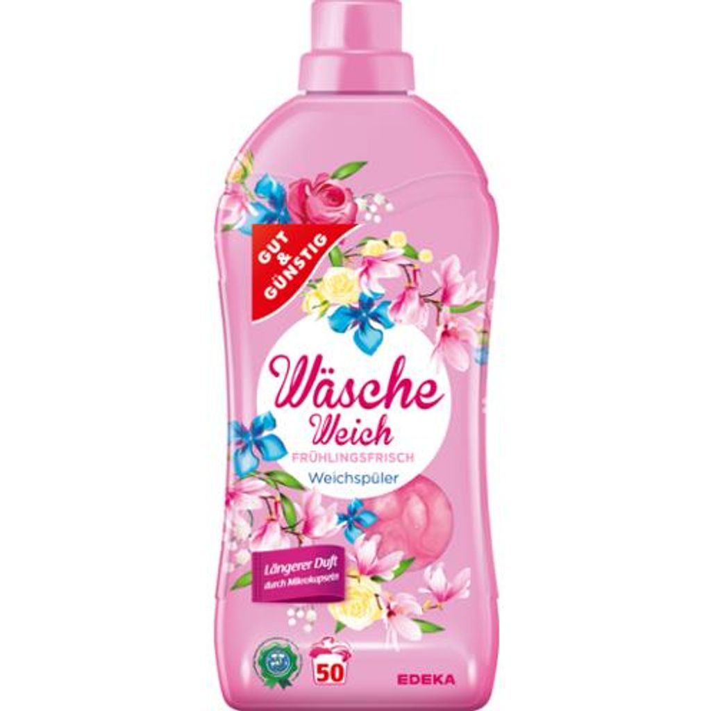 Gut & Günstig FRÜHLINGSFRISCH Weichspüler 1,5 l Produktbild 