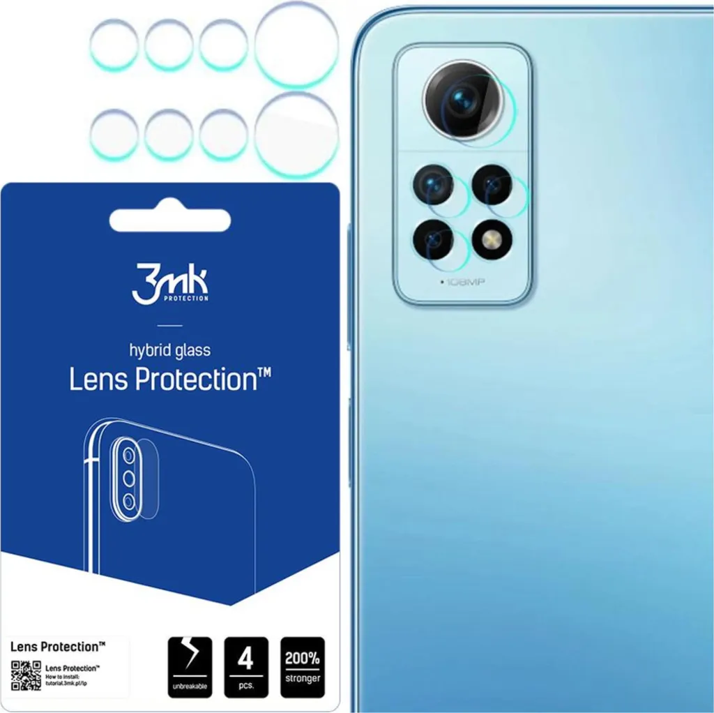Xiaomi Redmi Note 12 Pro 4G - Protezione lente 3Mk