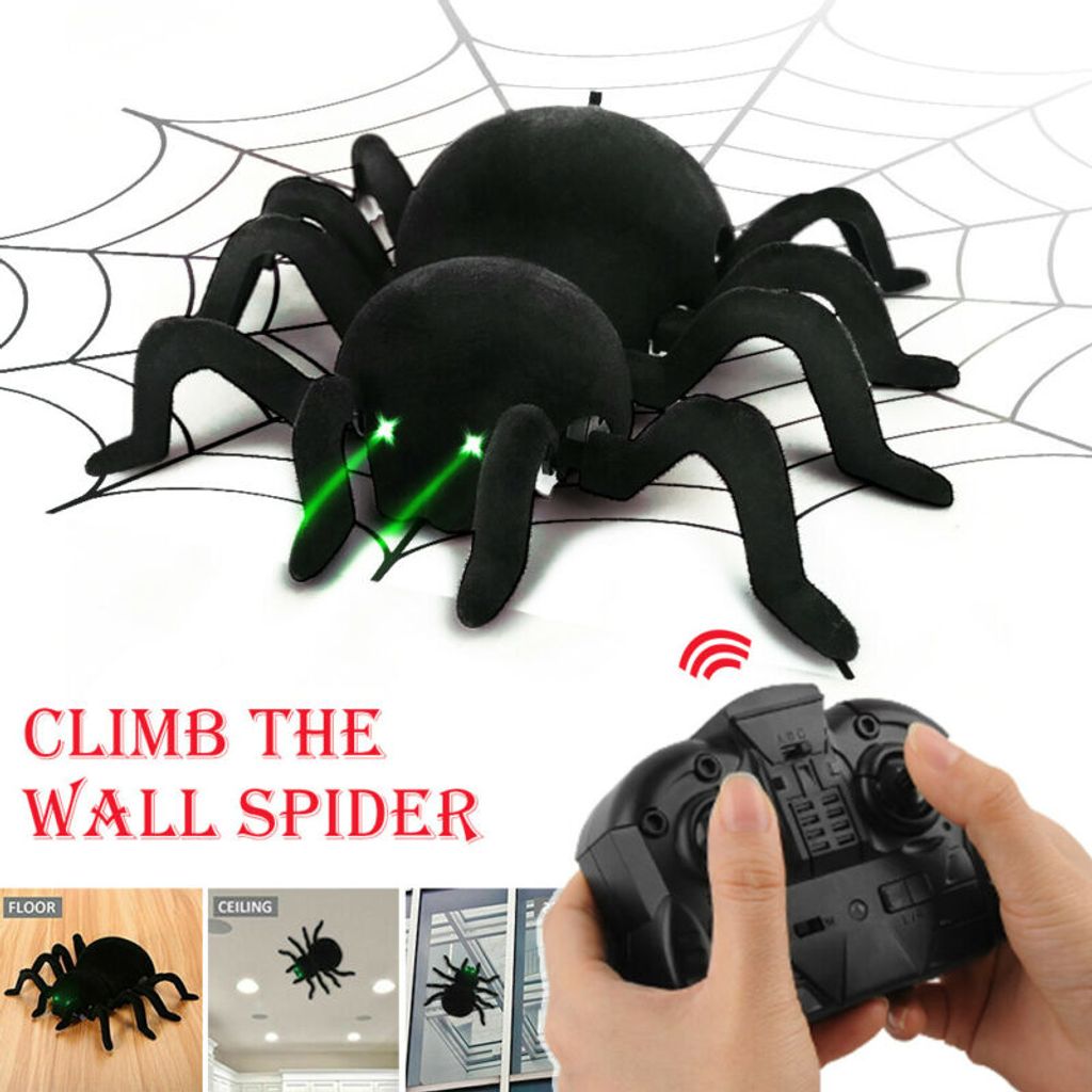 RC Geschenk Ferngesteuerte Spinne Fernbedienung Spider Spielzeug Halloween Toys 