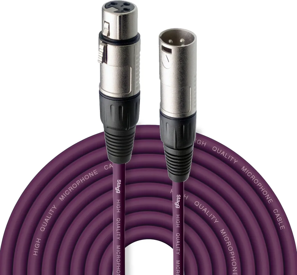 Cavo Microfono XLR 10m Stagg SMC10 CPP Viola - Offerta Speciale - 6