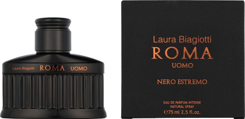Laura Biagiotti Roma Uomo Nero Estremo Edp Intense Spray