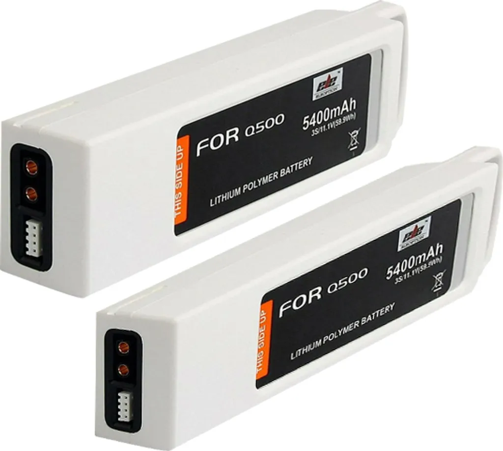 Batterie LiPo Typhoon Q500 5400mAh 3S : Solution pour Vols Courts x2 PCS