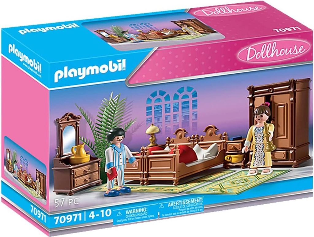 PLAYMOBIL 70971 Viktorianisches Puppenhaus Schlafzimmer ab 7 Jahre