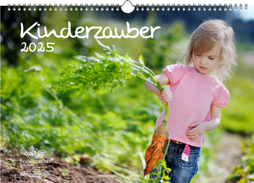 Kindernzauber DIN A3 Kalender für 2025 Kinder - Seelenzauber
