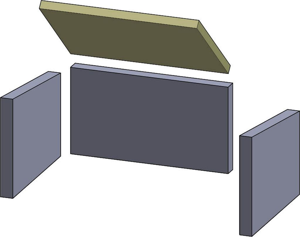 Heizgasumlenkplatte 386x270x20mm (Vermiculite) passend für Jydepejsen Steel-Line 2**