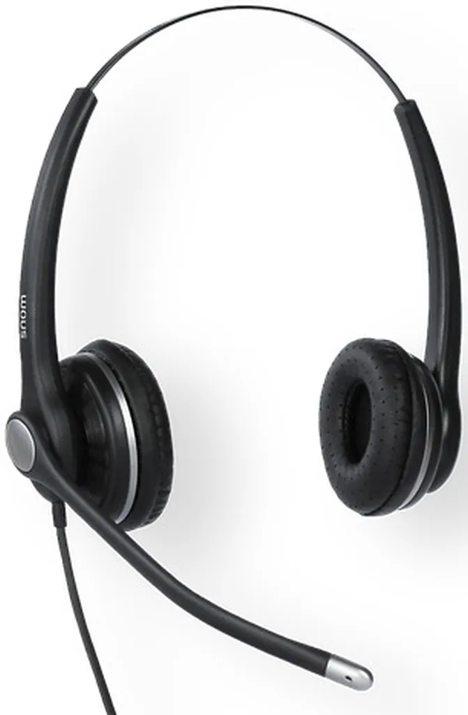 Casque audio large bande Snom A100D micro antibruit flexible
