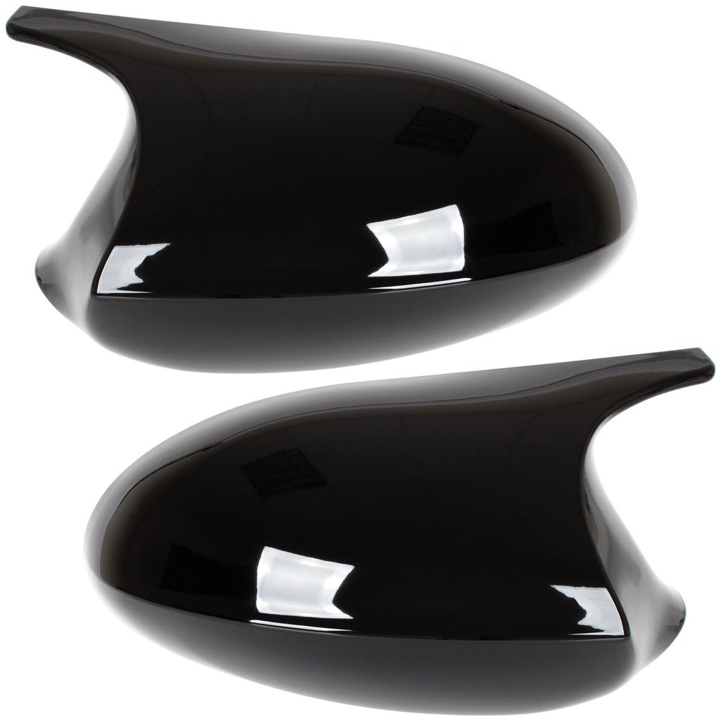 BMW 1 E81 E82 E87 E88 04-08 Spiegelkappen SCHWARZ GLÄNZEND Produktbild 