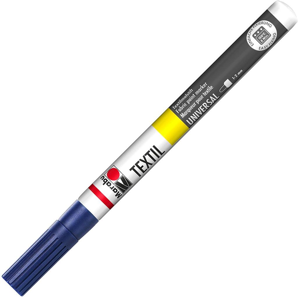 Marabu 0116 03 053 Vernice tessile Blu scuro 1-2 mm(P) Immagine del prodotto 