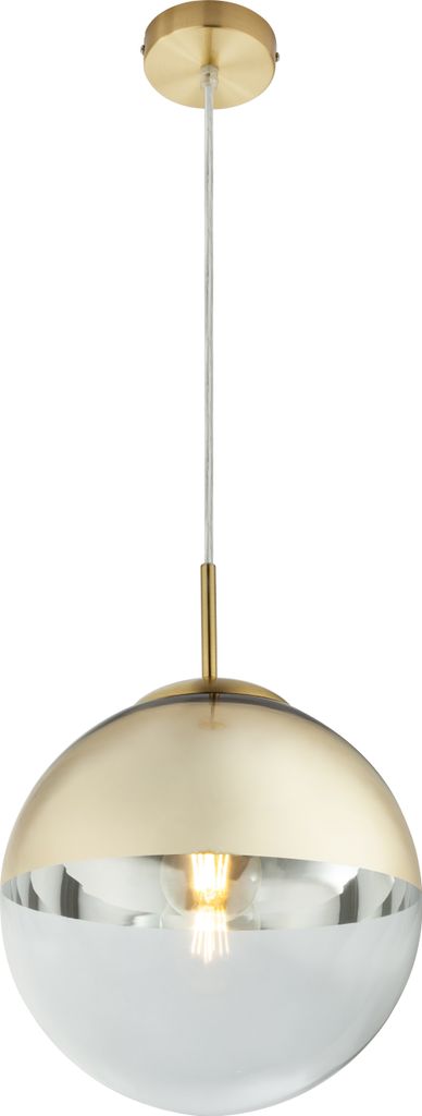 Lampada a sospensione VARUS in vetro, 1 luce Ø 25 cm, oro Immagine del prodotto 