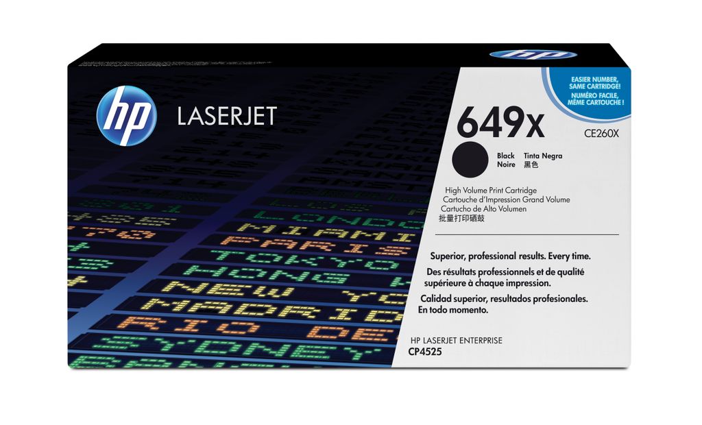 HP 649X - Hohe Ergiebigkeit - Schwarz - original - LaserJet - Tonerpatrone (CE260X)