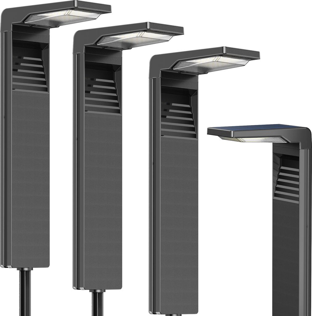 4 Stück LED Solarlampen für Außen Solarleuchten mit 2 Modi Produktbild 14