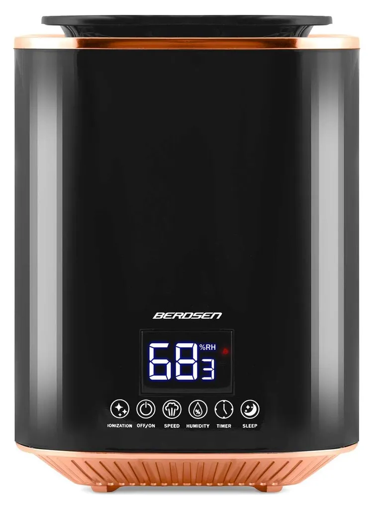 Humidificateur d'air ultrasonique Berdsen BD-502 noir silencieux 3,4L
