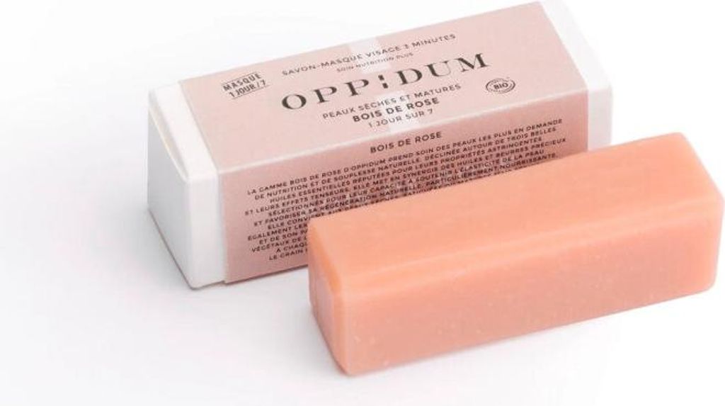 Oppidum Bois De Rose Cleansing Soap Mask Weekly For Face - 45 Grams