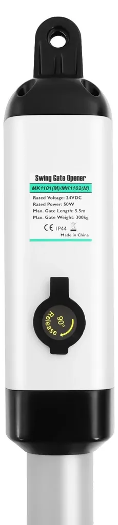 Ouvre-porte automatique blanc avec télécommande sans fil et minuterie
