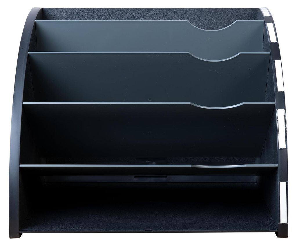 Exacompta 393714D Ergonomische Sortierablage THE CORNER mit 5 Fächern für Ordner, Mappen, Hefter und Ringbücher im DIN A4 Format perfekt für Ih...