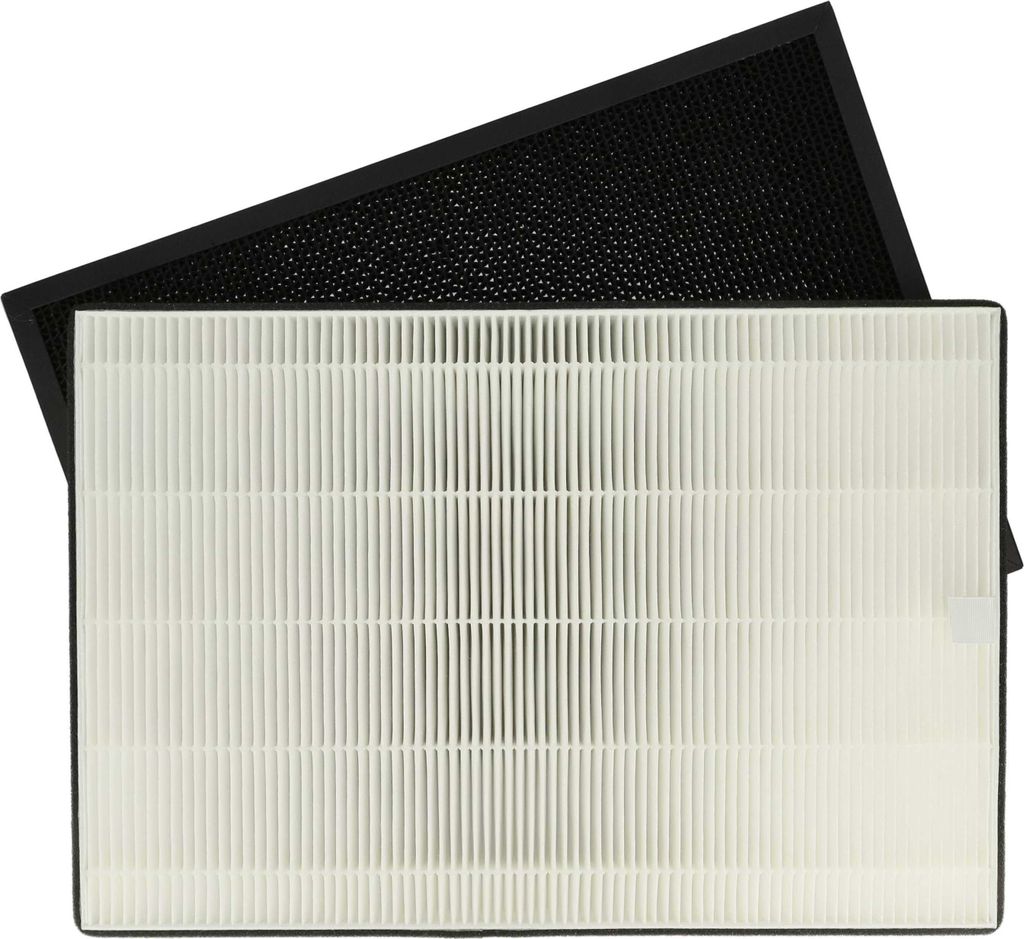 vhbw 2-teiliges Filter-Set Ersatz für Ideal 8736001 für Luftreiniger - HEPA-Filter, Aktivkohlefilter