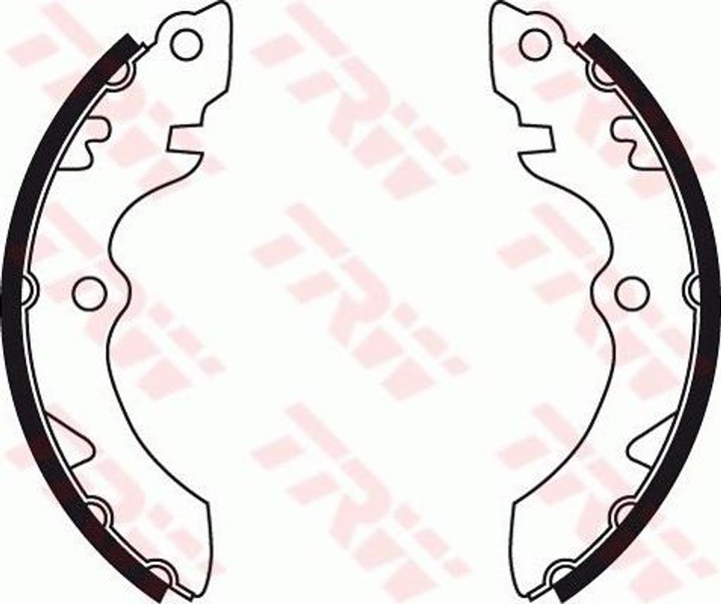 Trw Bremsbackensatz, Feststellbremse Hinterachse GS8735
