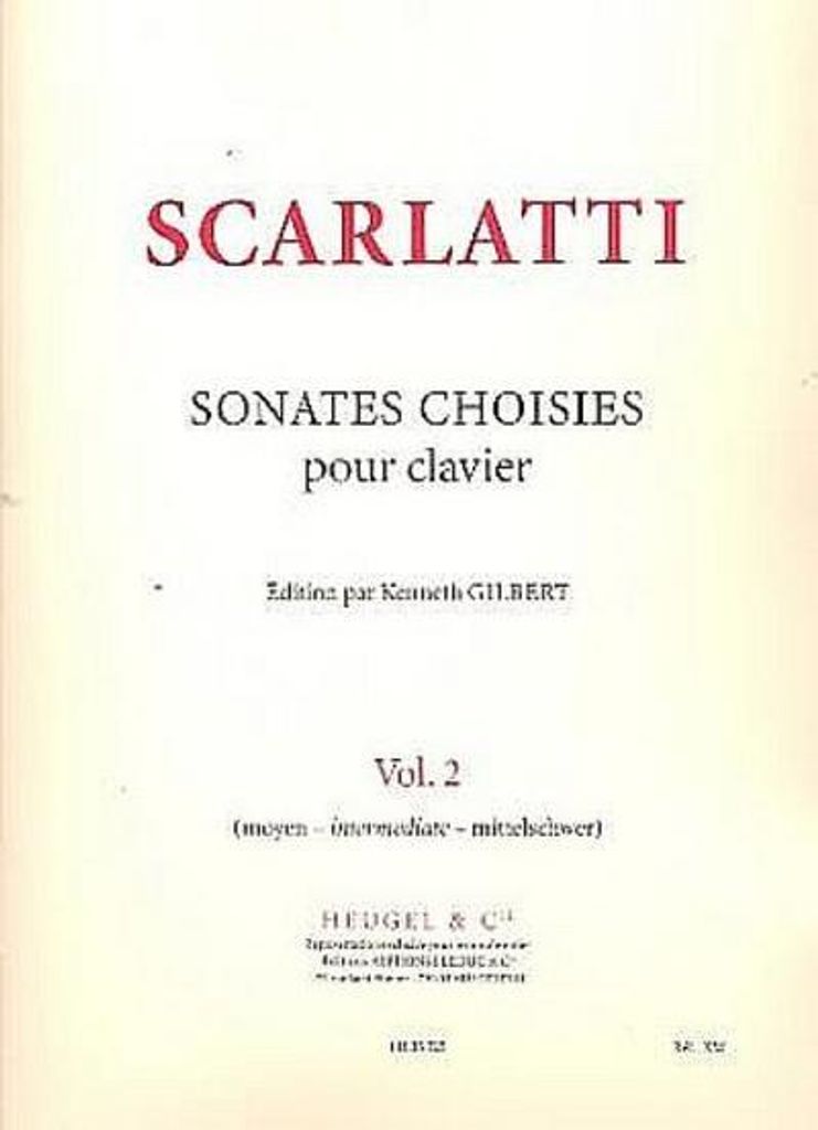 Sonates choisies vol.2pour clacecin