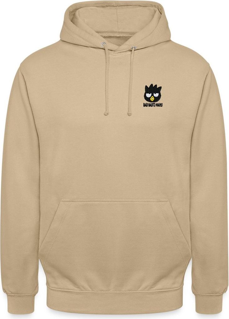 Spreadshirt Bad Badtz-Maru Stick Portrait Uni Hoodie, M, Beige