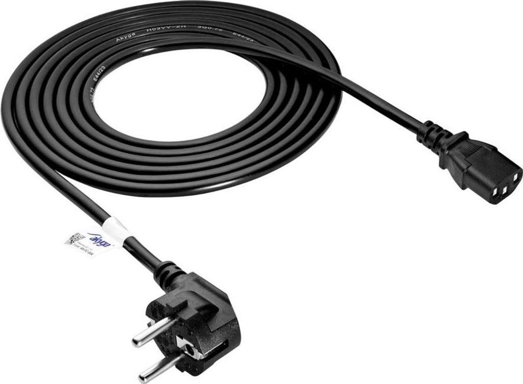 AKYGA Netzkabel AK-PC-06A CCA CEE 7/7 / IEC C13 3 m