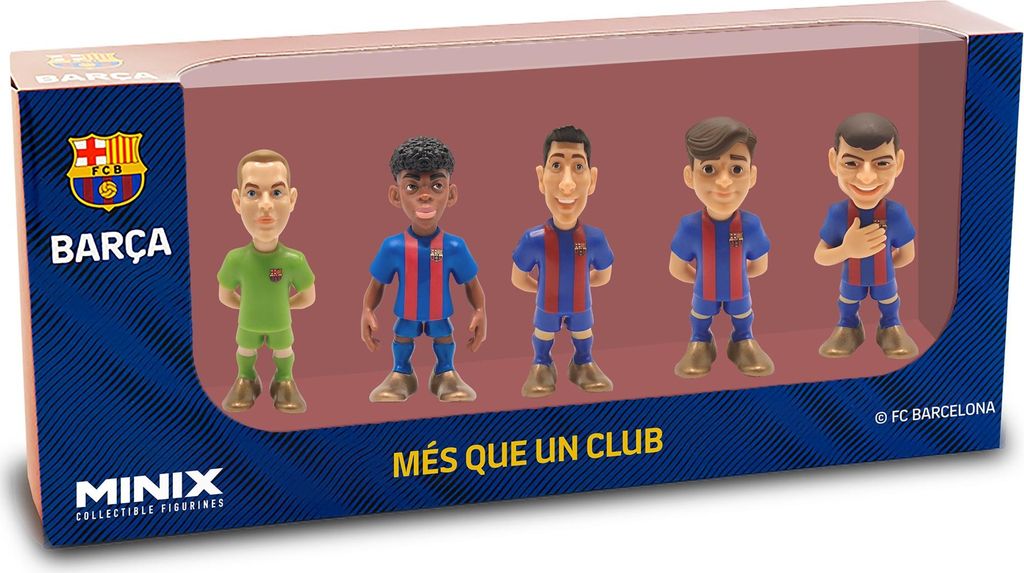 MINIX 5er-Pack 7 cm - FC Barcelona V2 Produktbild 